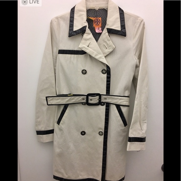 Tory Burch amazingly gorgeous canvas trench coat - Picture 4 of 7